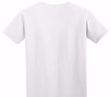 Custom Adult Soft Style 100% Cotton White T-Shirt
