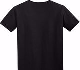 Custom Adult Soft Style 100% Cotton Black T-Shirt