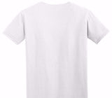 Custom Adult Soft Style 100% Cotton White T-Shirt