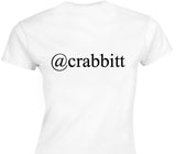 Custom Womens Soft Style 100% Cotton White T-Shirt