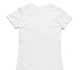 Custom Womens AS Colour 100% Cotton White T-Shirt