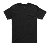 Custom AS Colour 100% Cotton Black T-Shirt