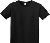 Custom Adult Soft Style 100% Cotton Black T-Shirt