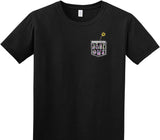 Custom Adult Soft Style 100% Cotton Black T-Shirt