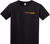 Custom Adult Soft Style 100% Cotton Black T-Shirt