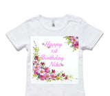 Custom AS Colour White Baby T-Shirt