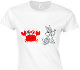 Custom Womens Soft Style 100% Cotton White T-Shirt