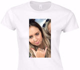 Custom Womens Soft Style 100% Cotton White T-Shirt