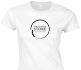 Custom Womens Soft Style 100% Cotton White T-Shirt
